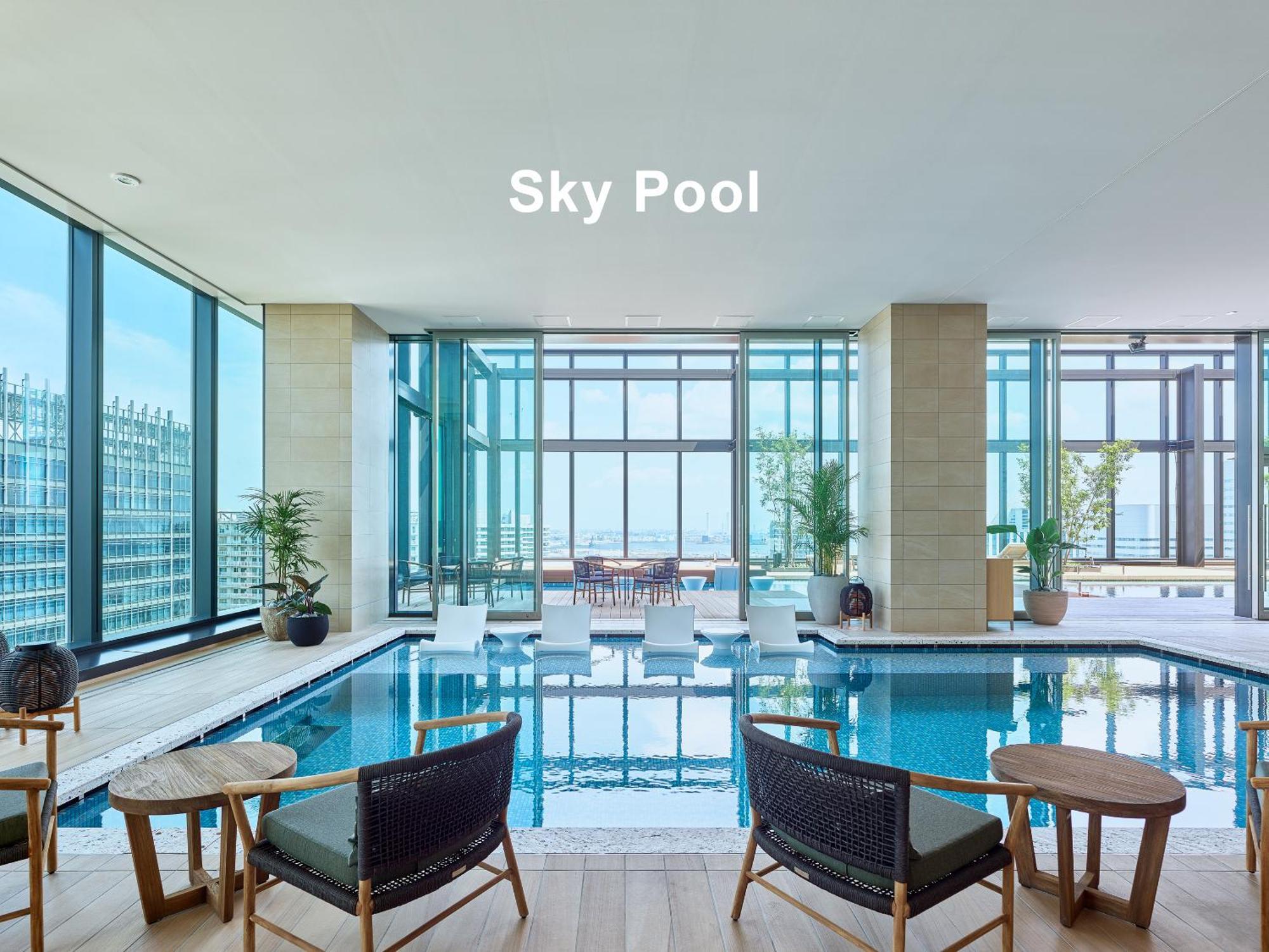 Mitsui Garden Hotel Yokohama Minatomirai Premier ภายนอก รูปภาพ Sky Pool